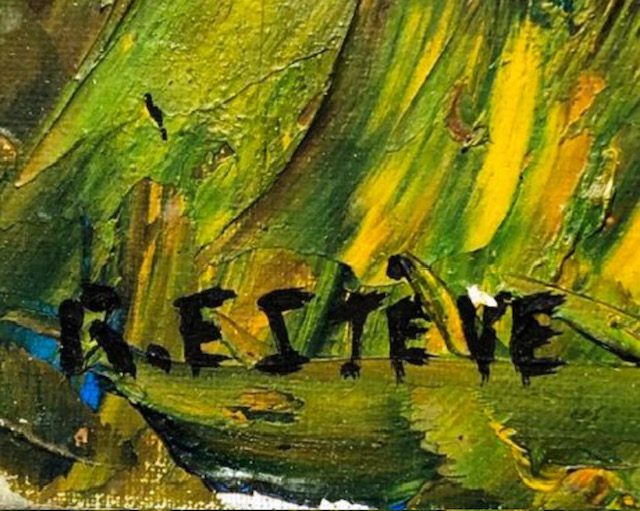 Huile sur Toile signée Remy Estève