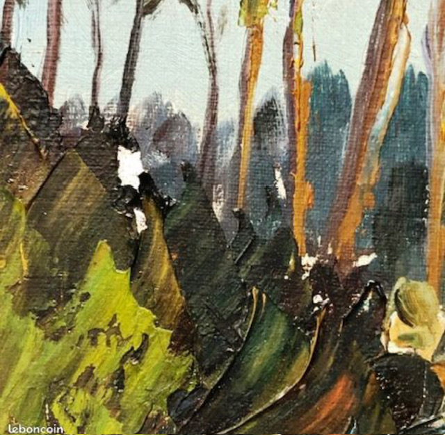 Huile sur Toile signée Remy Estève