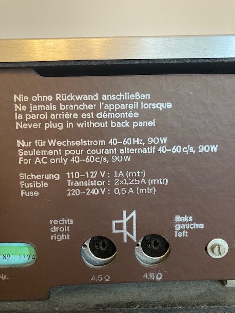 Poste radio amplificateur Siemens