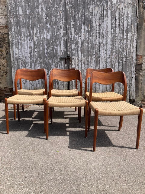 Chaises Scandinaves Vintage