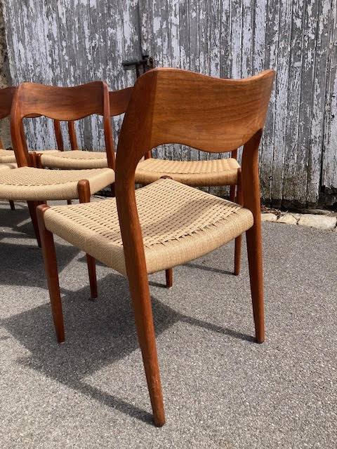 Chaises Scandinaves Vintage