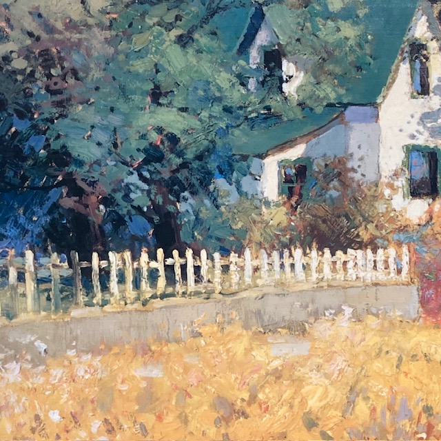 Huile sur toile signée Kent R. Wallis