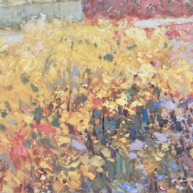 Huile sur toile signée Kent R. Wallis