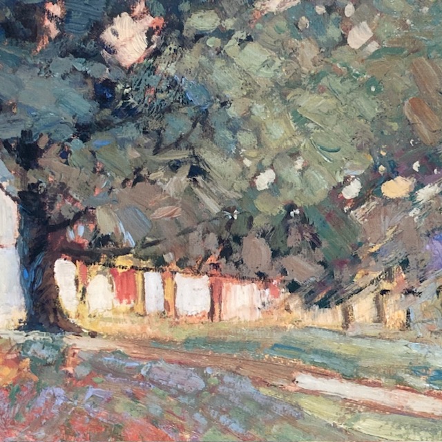 Huile sur toile signée Kent R. Wallis