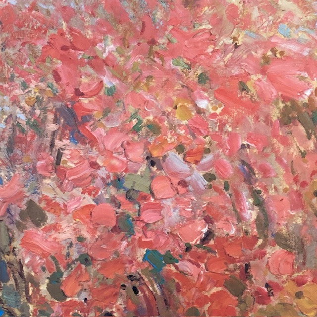 Huile sur toile signée Kent R. Wallis