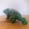 Lion en céramique d'époque 1950