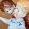 Groupe de porcelaine XIXe siècle