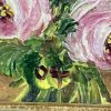 Huile sur toile bouquet de roses