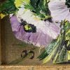 Huile sur toile bouquet d'anémones