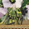 Huile sur toile bouquet d'anémones