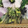 Huile sur toile bouquet d'anémones