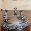 Paire de salerons fin XIXe siècle