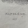 Estampe de Napoléon d'époque 19ème siècle