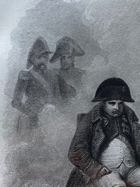 Estampe de Napoléon d'époque 19ème siècle