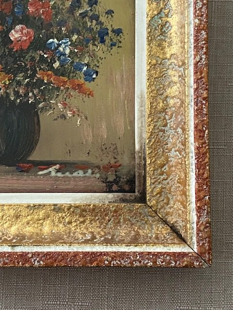 Huile sur carton miniature