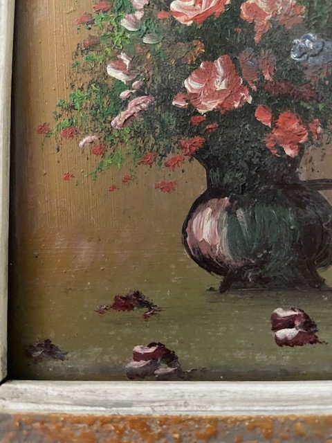 Huile sur carton miniature