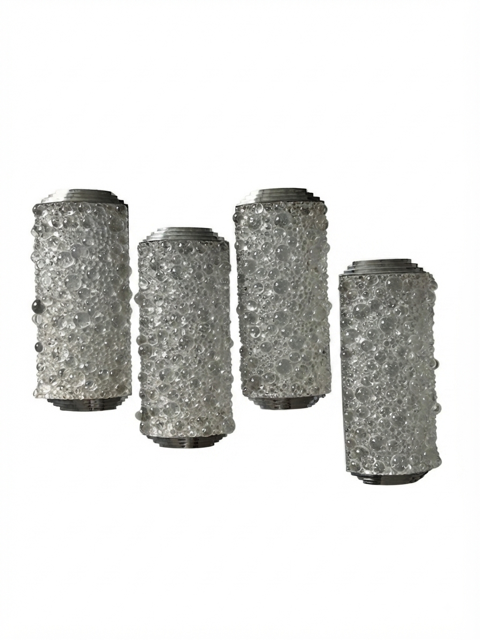 Lot de 4 appliques vintage