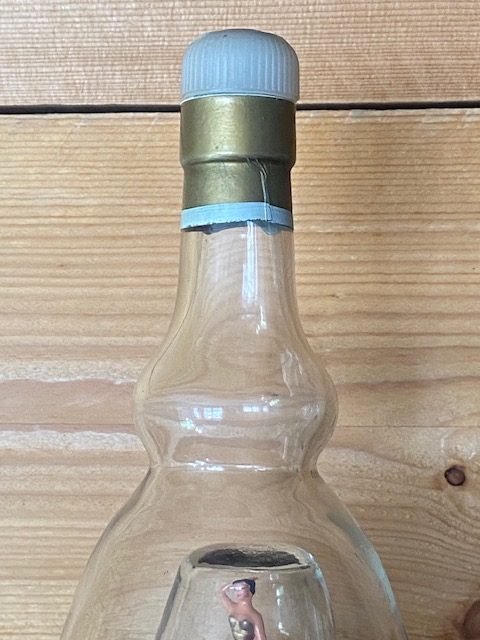 Bouteille vintage musicale