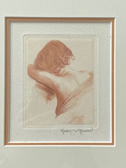 Paire Eaux Fortes signées Jean Auguste Vyboud