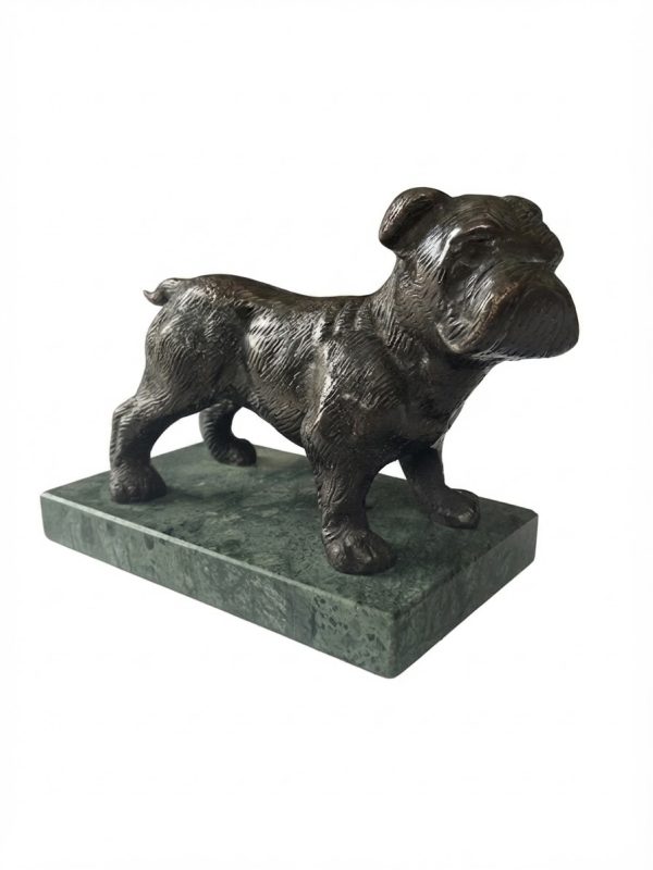 Bouledogue en bronze