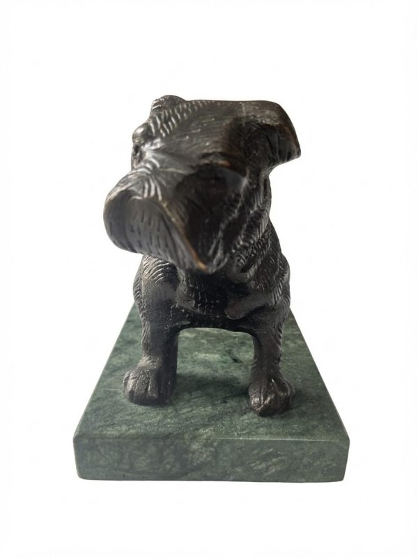 Bouledogue en bronze