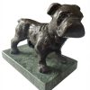 Bouledogue en bronze