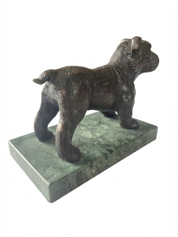 Bouledogue en bronze