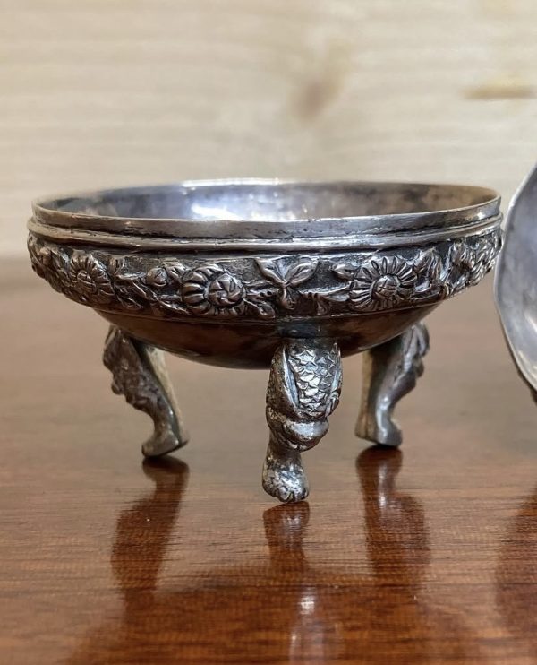 Paire de salerons fin XIXe siècle