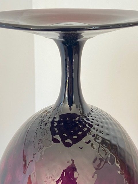 Vase vintage en verre d'Empoli