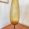 Vase en verre d'Empoli vintage