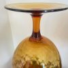 Vase en verre d'Empoli vintage