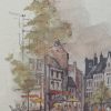 Tableau aquarelle signée de Mads Stage