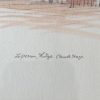 Tableau aquarelle Le Perron signé Mads Stage
