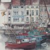 Tableau aquarelle signé Mads Stage
