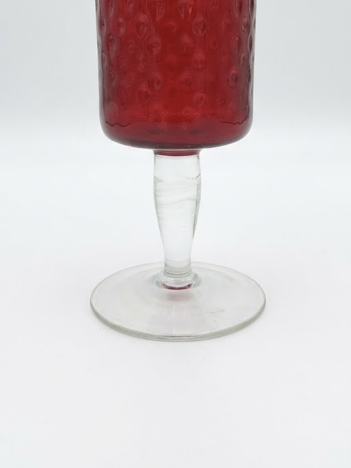 Vase vintage en verre d’Empoli