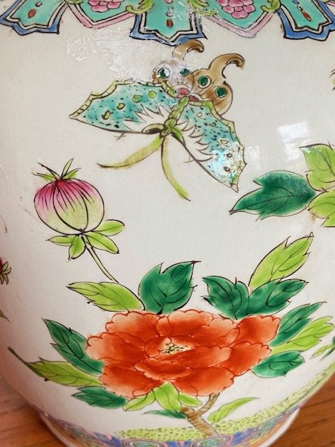 Ancien Pot couvert Chinois