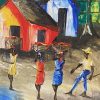 Huile sur toile signée Lévêque