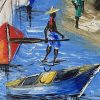 Huile sur toile signée Lévêque
