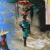 Huile sur toile signée Lévêque