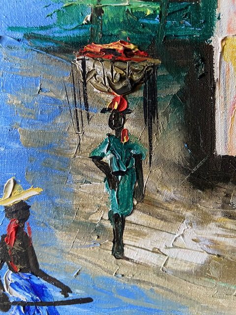 Huile sur toile signée Lévêque