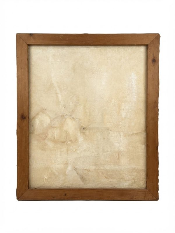 Huile sur toile signée Lévêque