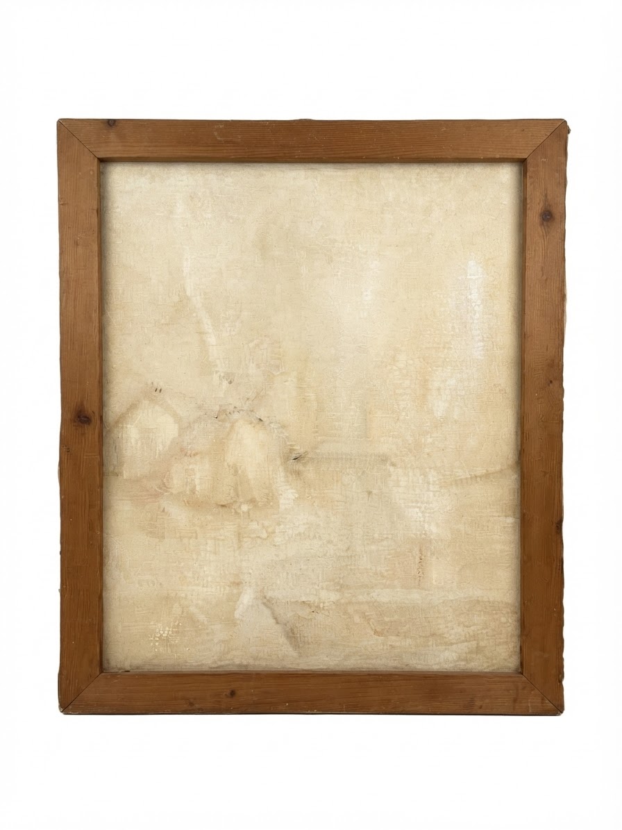 Huile sur toile signée Lévêque