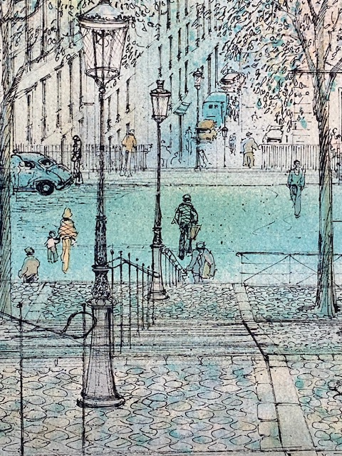 IMG_4703 Lithographie originale Paris - Rolf RAFFLEWSKI - Signée et Numérotée
