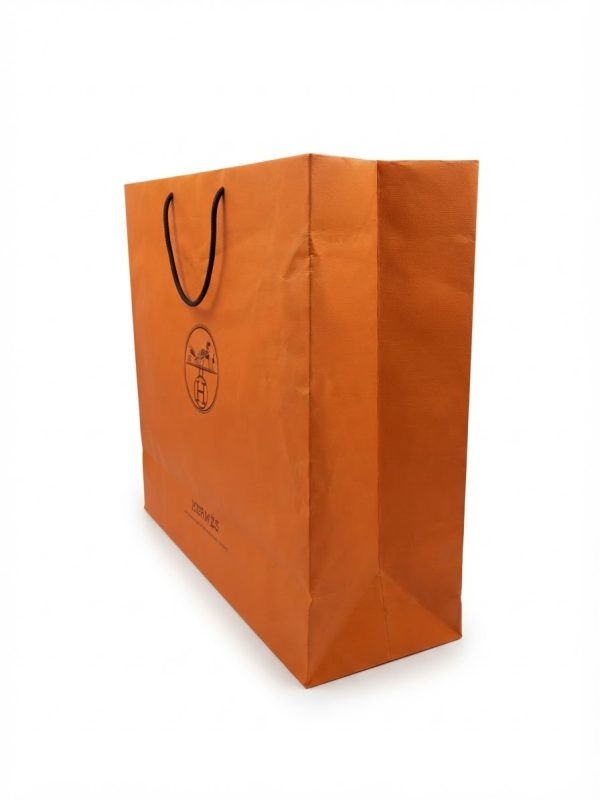 Grand sac cabas de boutique Hermès authentique