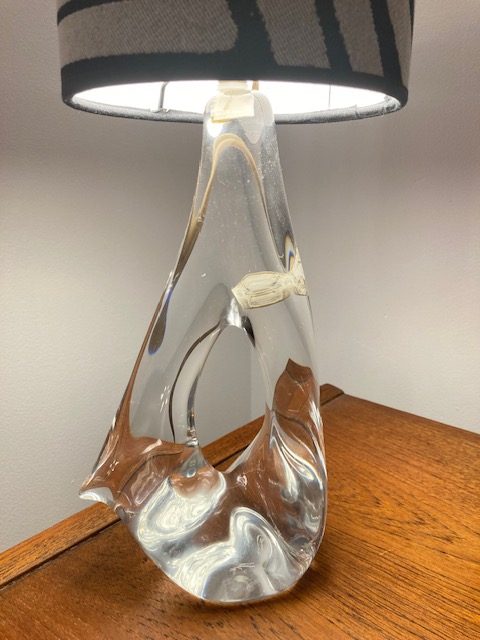 Lampe cristal signée Schneider France
