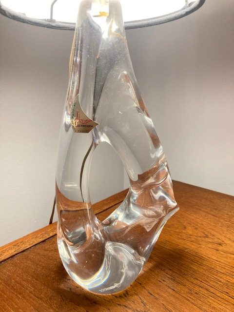 Lampe cristal signée Schneider France