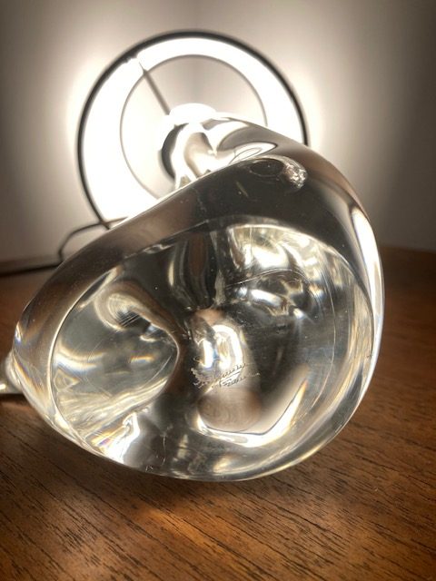 Lampe cristal signée Schneider France