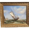 Huile sur toile signée John Ambrose